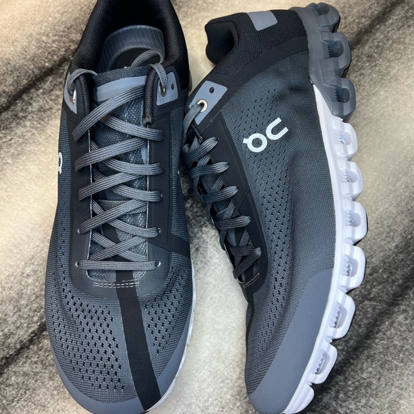 On Running Other - On Running CloudFlow Black Asphalt Athletic Running Sneakers